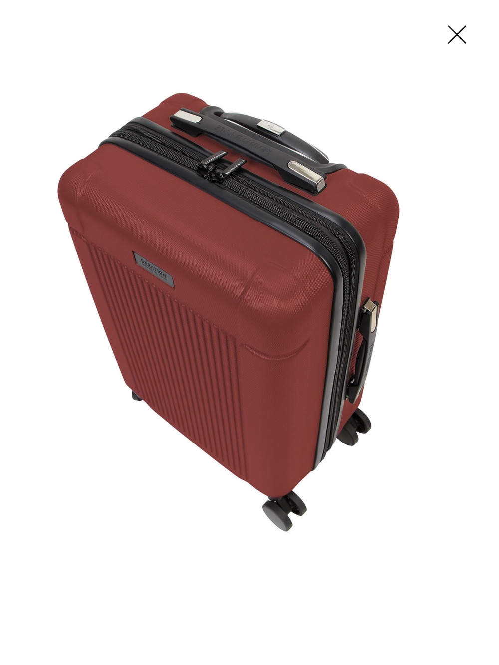 Brand new Kenneth Cole Reaction Midtown Red Hardside Carry-On Spinner